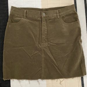 Forever 21 Velvet Skirt